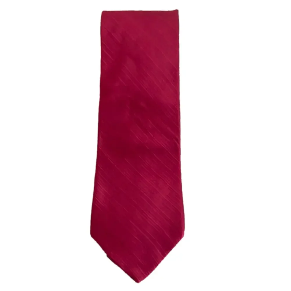 Stafford Classic Red Men's Silk Tie